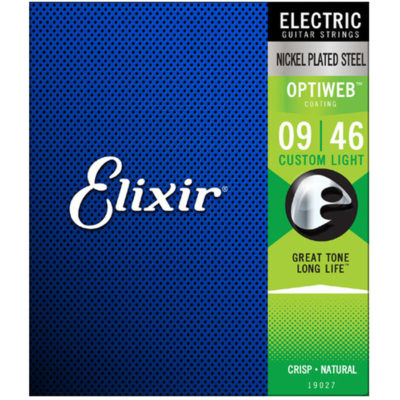 ELIXIR OPTIWEB 19027 ELECTRIC GUITAR STRINGS 009-046