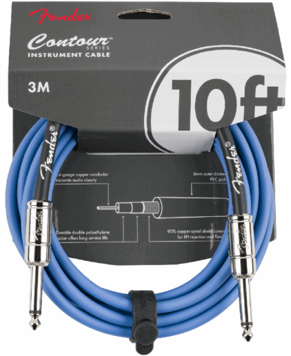 FENDER CONTOUR 10' CABLE LPB