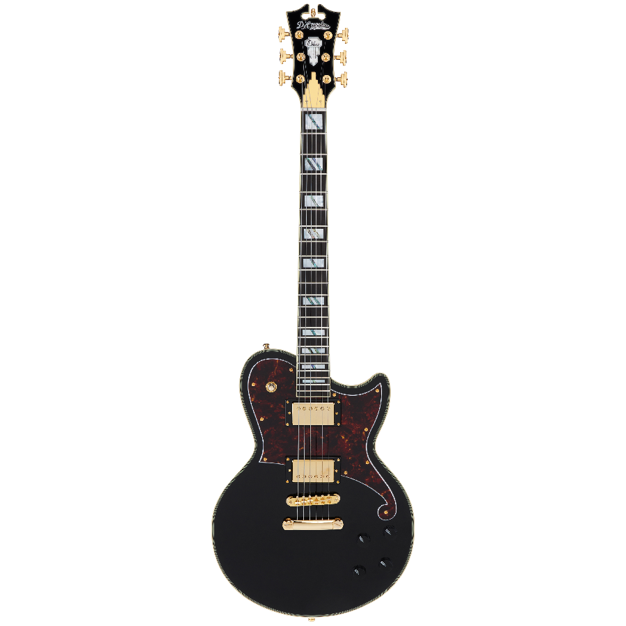 D'ANGELICO DELUXE ATLANTIC SOLID BLACK