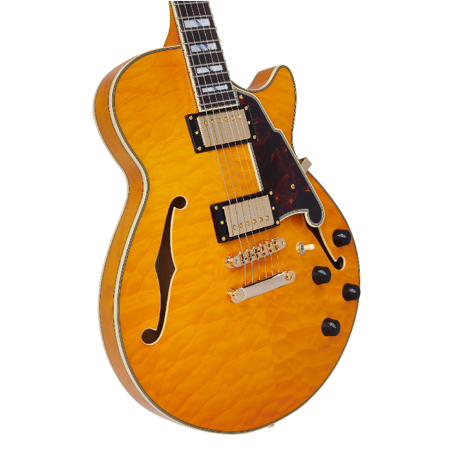 D'ANGELICO EXCEL SS XT VINTAGE NATURAL QUILT - immagine 4