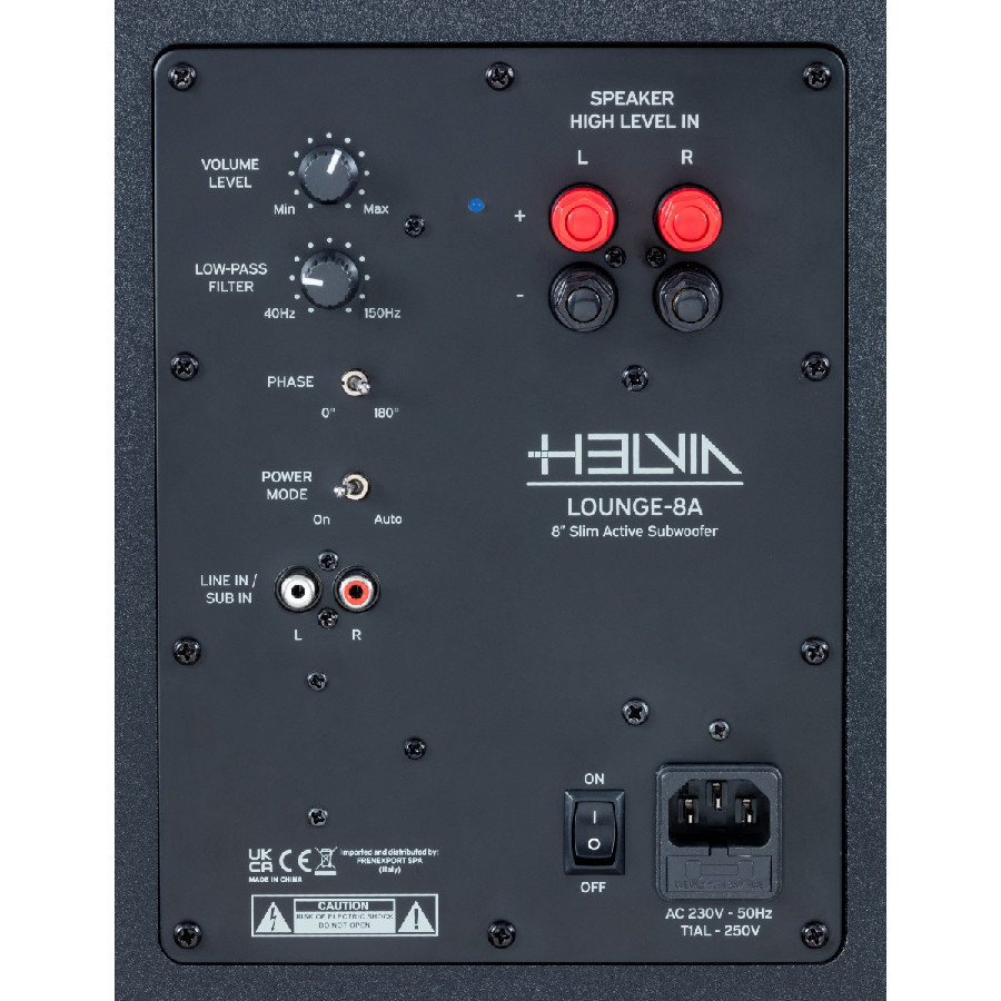 HELVIA LOUNGE-8ABK SUBWOOFER ATTIVO DA 8" - immagine 3