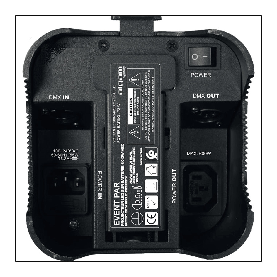 ALGAM LIGHTING EVENTPAR A BATTERIA - immagine 3
