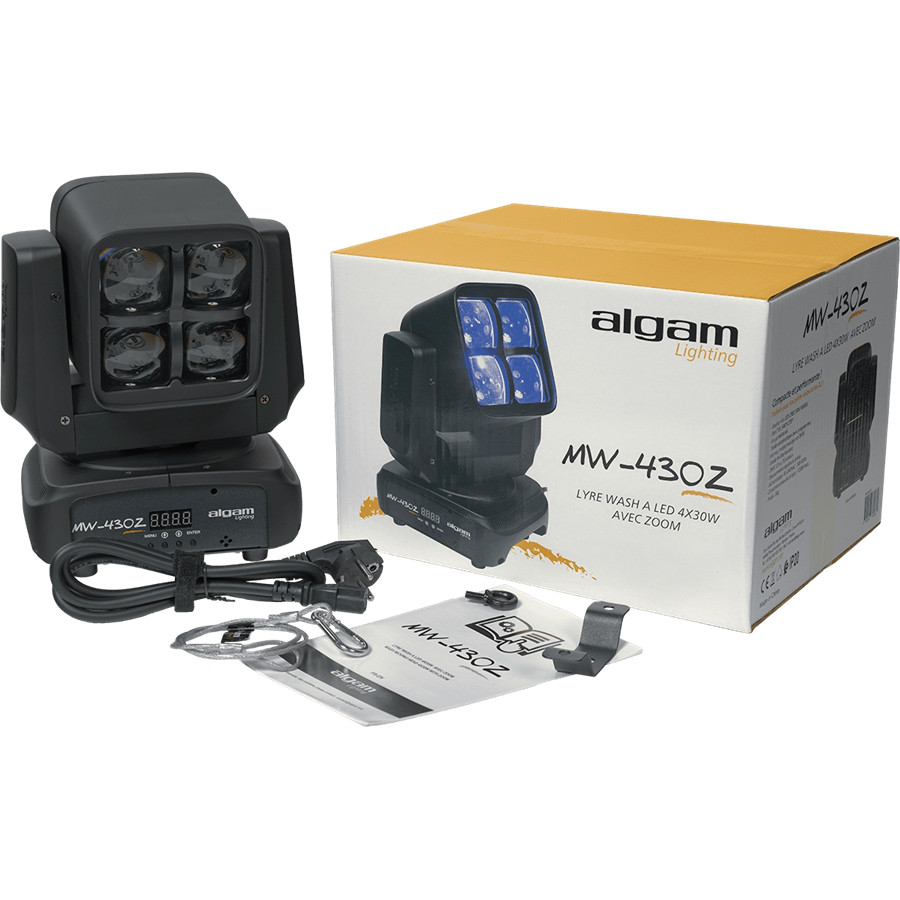 ALGAM LIGHTING MW430Z WASH TESTA MOBILE + ZOOM - immagine 5