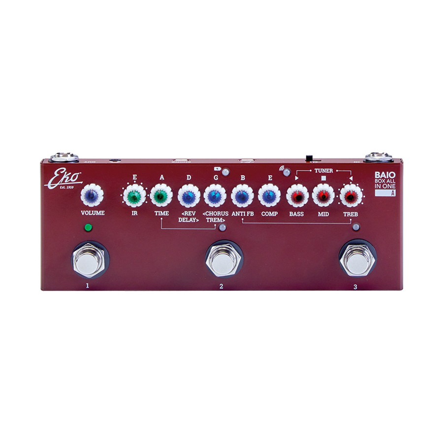 EKO BAIO A PEDALE MULTIEFFETTO PER CHITARRA ACUSTICA