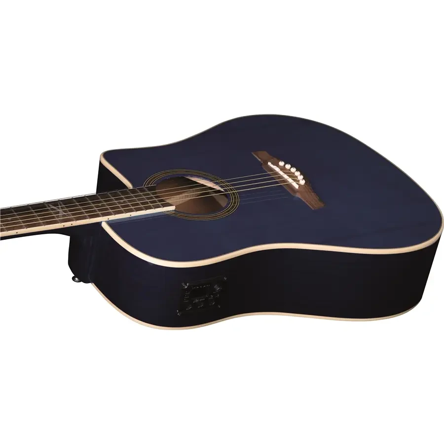 EKO NXT D100CE SEE THROUGH BLUE - immagine 4
