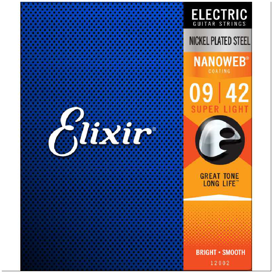 ELIXIR 12002 ELECTRIC GUITAR STRINGS 009-042