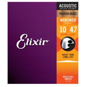 ELIXIR 16002 ACOUSTIC GUITAR STRINGS 010-047