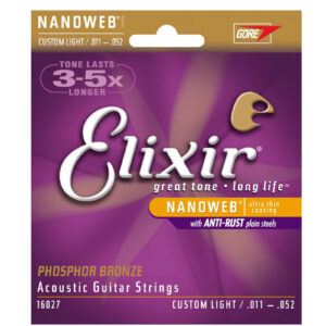 ELIXIR 16027 ACOUSTIC GUITAR STRINGS 011-052