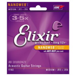 ELIXIR 11102 ACOUSTIC GUITAR STRINGS 013-056