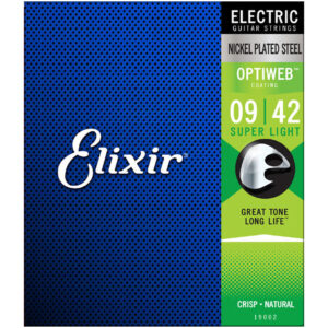 ELIXIR OPTIWEB 19002 ELECTRIC GUITAR STRINGS 009-042