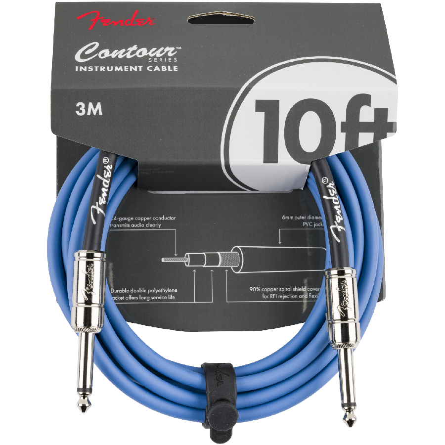 FENDER CONTOUR 10' CABLE LPB