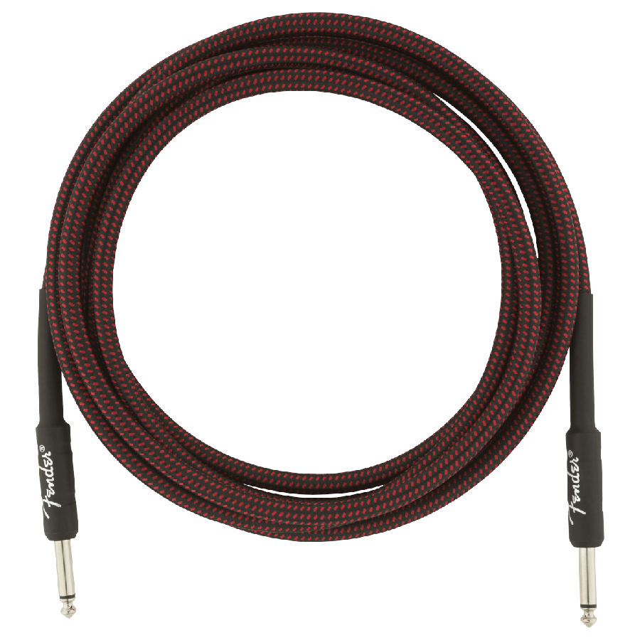 FENDER PROFESSIONAL 10' PRO INSTRUMENT CABLE RED TWD