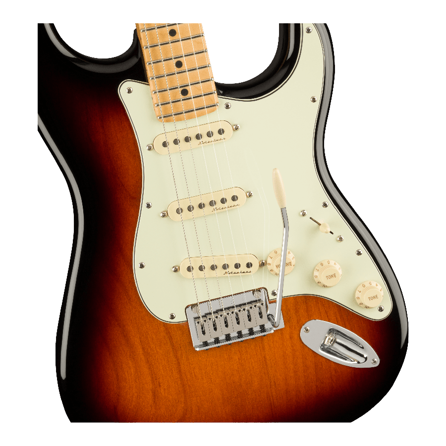 FENDER PLAYER PLUS STRATOCASTER MN 3TSB CON DELUXE GIG BAG - immagine 3
