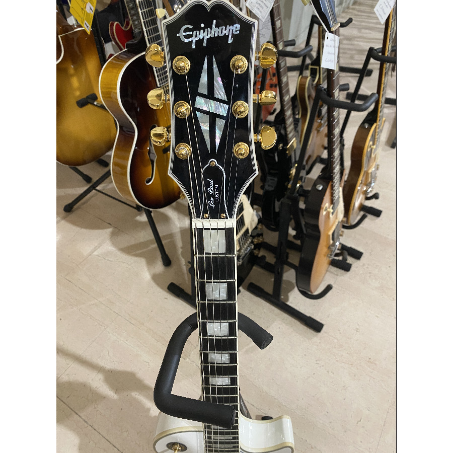 EPIHONE LES PAUL CUSTOM ALPINE WHITE (USATA) - immagine 4