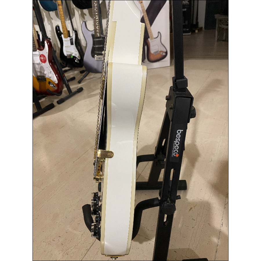 EPIHONE LES PAUL CUSTOM ALPINE WHITE (USATA) - immagine 5