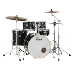 PEARL EXPORT EXX705 JET BLACK CON HARDWARE E PIATTI SABIAN
