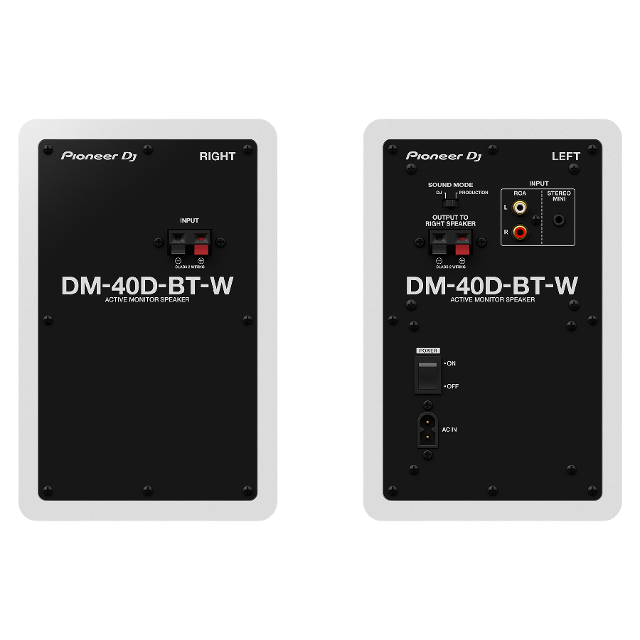 PIONEER DJ DM-40D BT WHITE (COPPIA) - immagine 4