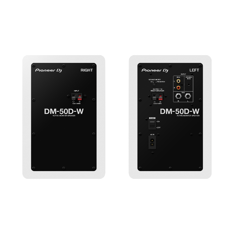 PIONEER DJ DM-50D WHITE (COPPIA) - immagine 4