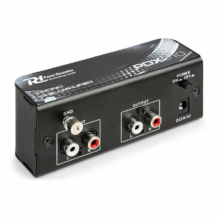 POWER DYNAMICS PDX010 PREAMPLIFICATORE PHONO PER GIRADISCHI
