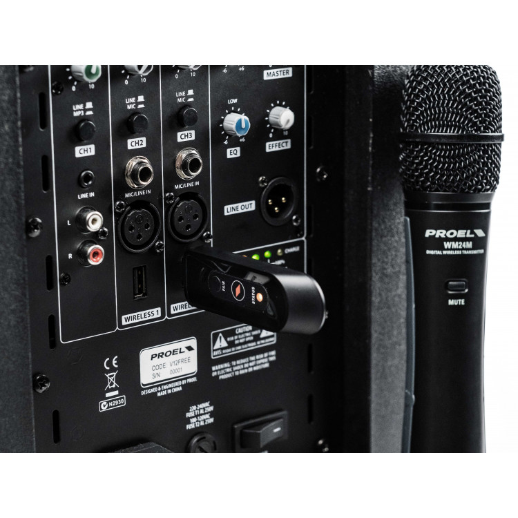 PROEL V10FREE 400 WATT A BATTERIA - immagine 3