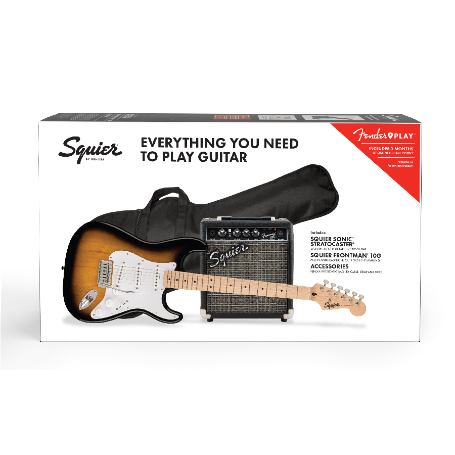 SQUIER KIT SONIC STRATOCASTER 2TS GB 10G - immagine 4