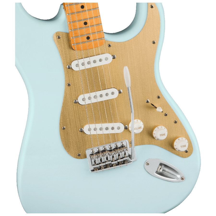SQUIER 40 ANNIVERSARY STRATOCASTER VINTAGE EDITION MN SATIN SONIC BLUE - immagine 3