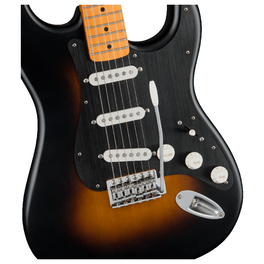 SQUIER 40 ANNIVERSARY STRATOCASTER VINTAGE EDITION MN SATIN 2 COLOR SUNBURST - immagine 3