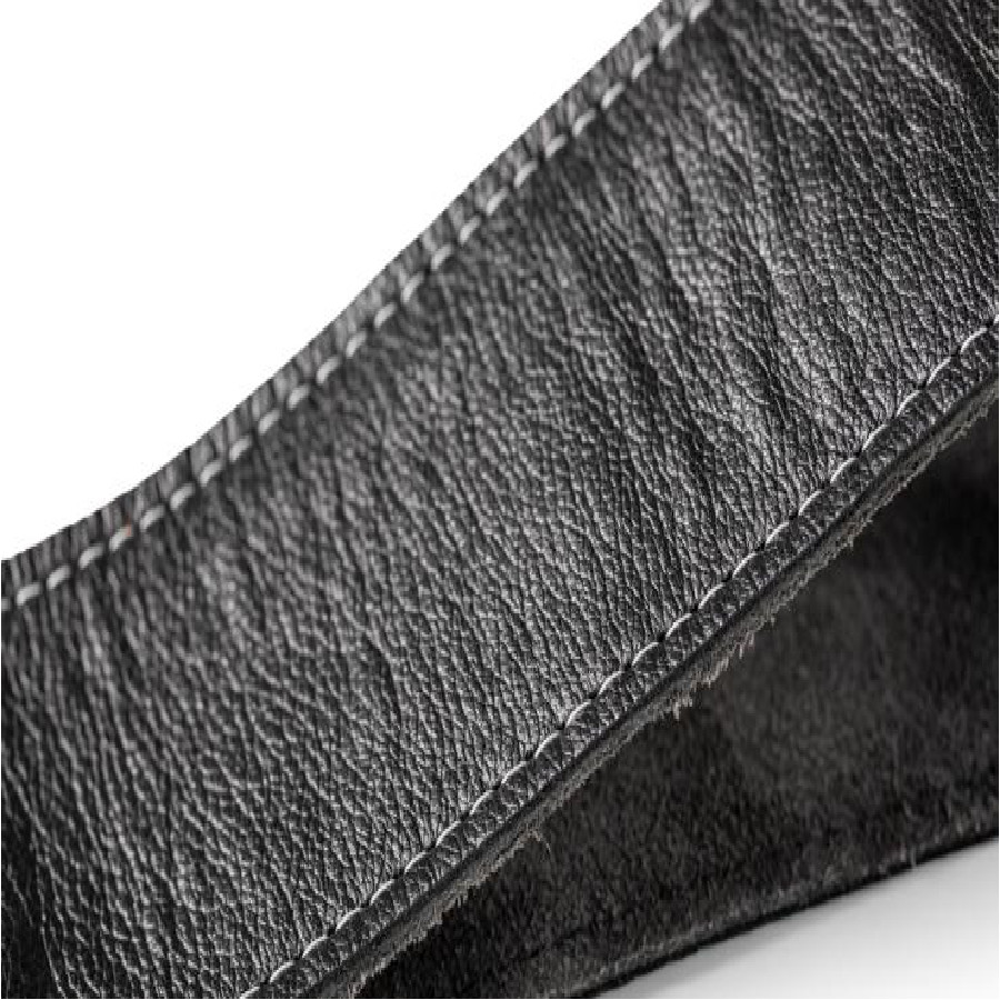 TAYLOR BLACK LEATHER GUITAR STRAP 2,5" 4102-25 - immagine 3